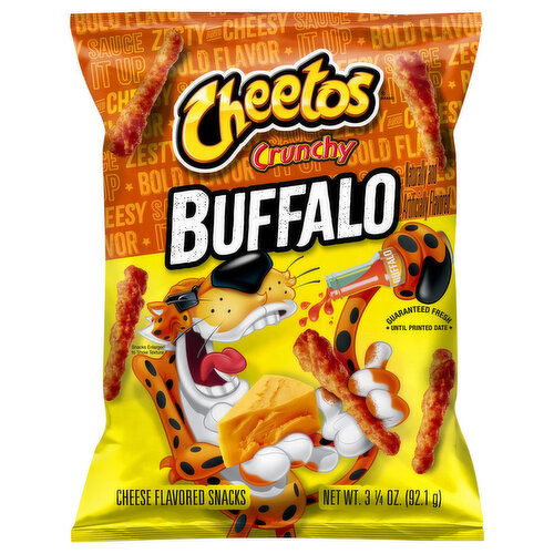 Cheetos Cheese Flavored Snacks, Buffalo, Crunchy