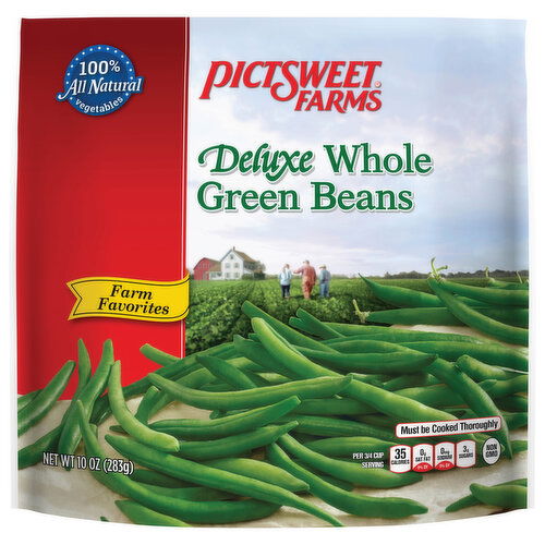 Pictsweet Farms Whole Deluxe Green Beans - 10 Ounce