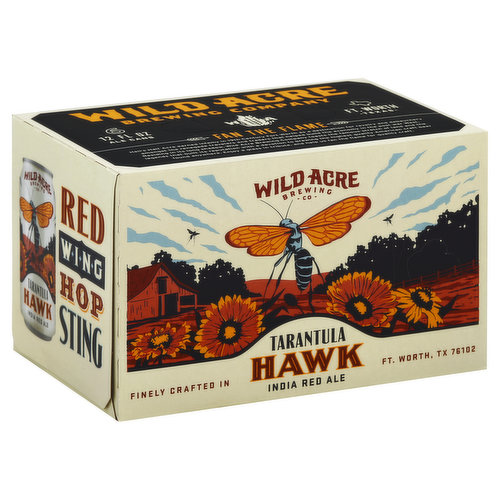 Wild Acre Beer, India Red Ale, Tarantula Hawk