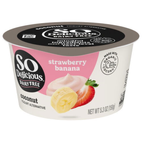 So Delicious Dairy Free Yogurt Alternative, Coconut, Strawberry Banana