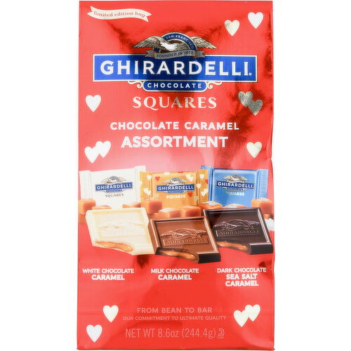 Ghirardelli Chocolate Caramel, Assortment, Squares, Limited Edition