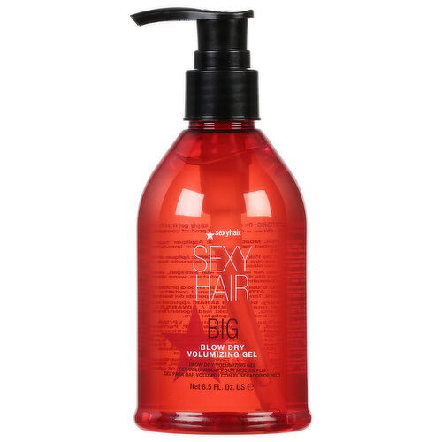 Sexy Hair Volumizing Gel, Blow Dry