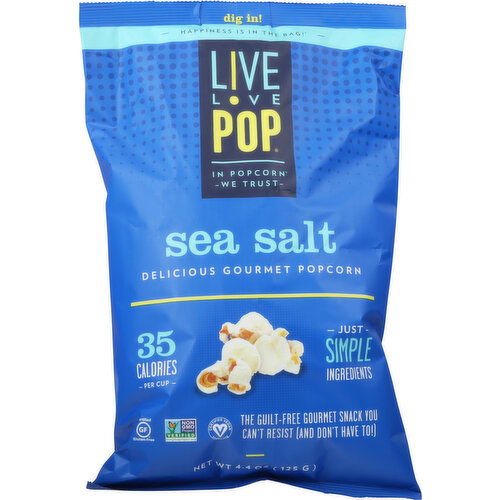 Live Love Pop Popcorn, Sea Salt