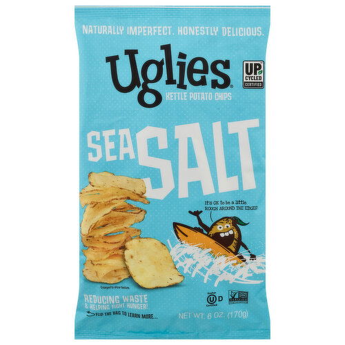 Uglies Kettle Potato Chips, Sea Salt