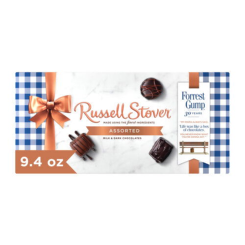 Russell Stover Forrest Gump 30th Anniversary Assorted Chocolates Gift Box, 9.4 oz.