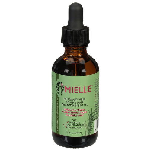 Mielle Scalp & Hair Strengthening Oil, Rosemary Mint