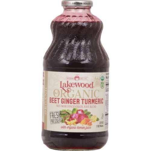 Lakewood Juice, Organic, Beet Ginger Turmeric