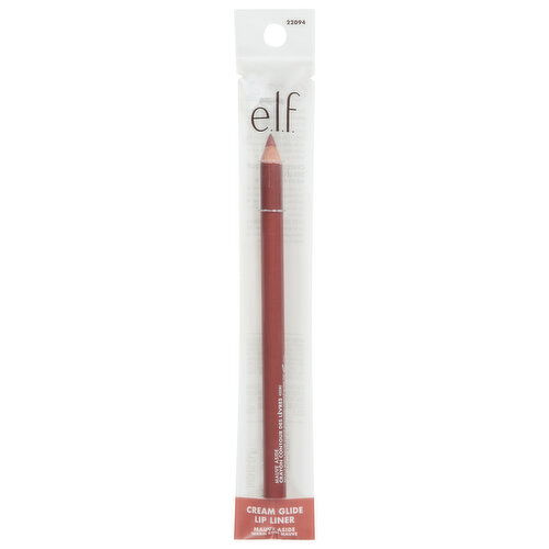 e.l.f. Lip Liner, Cream Glide, Mauve Aside - 0.03 Ounce