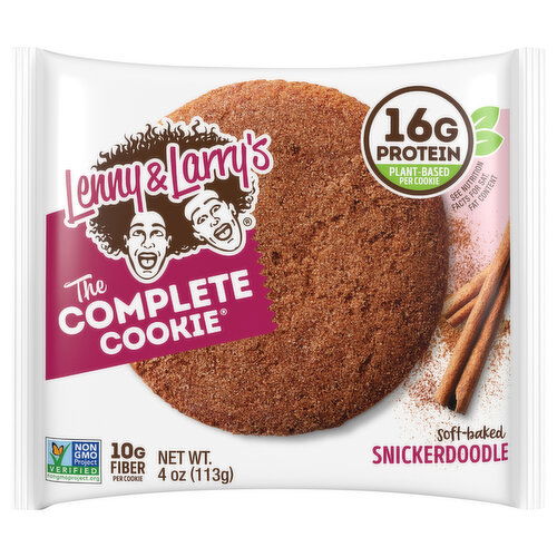 Lenny & Larry's Cookie, Snickerdoodle, Soft-Baked