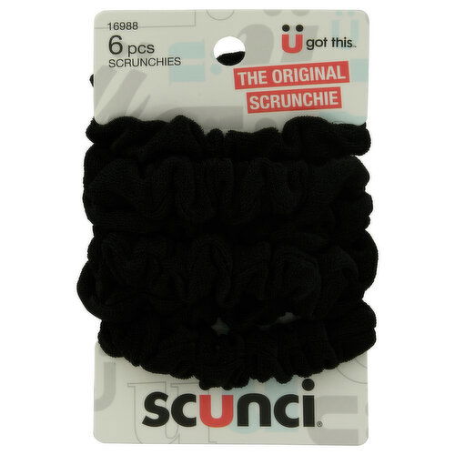 Scunci The Original Scrunchies - 6 Each