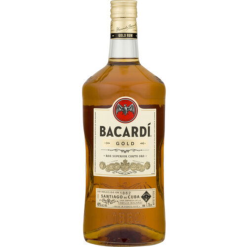 Bacardi Gold Rum, 1.75 L    