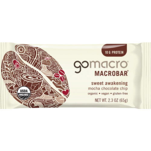 GoMacro MacroBar, Mocha Chocolate Chip