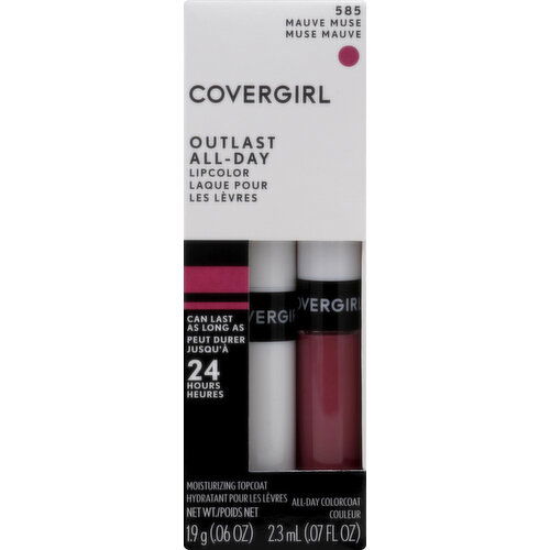 CoverGirl Lipcolor, All-Day, Mauve Muse 585 - 1 Each