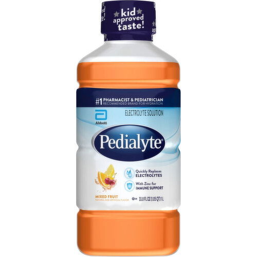 Pedialyte Electrolyte Solution, Mixed Fruit