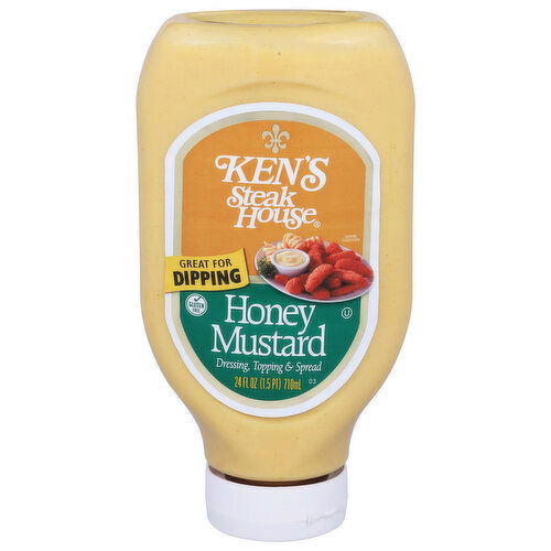 Ken's Steak House Honey Mustard Dressing Topping & Spread - 24 Fluid Ounce