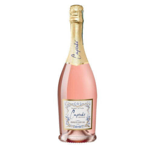 Cupcake Vineyards Extra Dry Rose Millesimato Glera/Prosecco Italy Sparkling Wine, 750 ml    