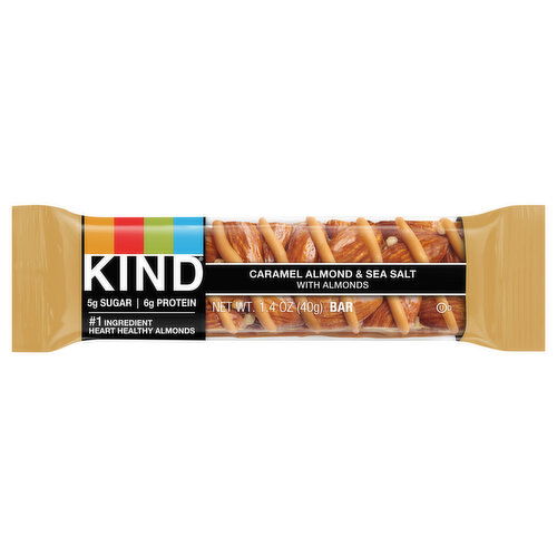 Kind Caramel Almond & Sea Salt Bar - 1.4 Ounce