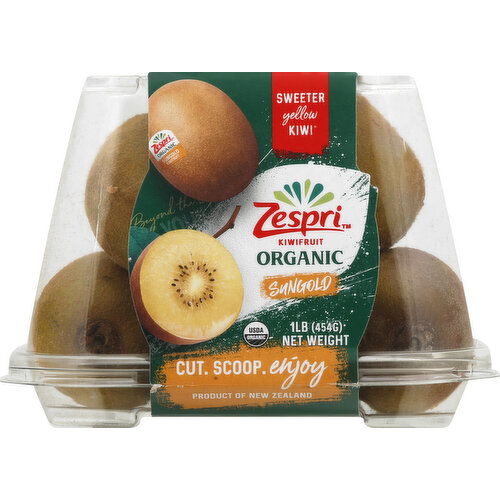Zespri Kiwifruit, Organic, Sungold - 1 Pound