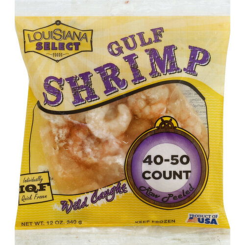 Louisiana Select Foods Shrimp, Gulf, Raw Peeled