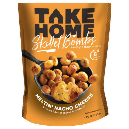 Take Home Potato Snacks, Meltin' Nacho Cheese, Pan-Fry