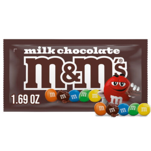 M&M'S M&M'S Milk Chocolate Candy, Full Size Bag - 1.69 Ounce