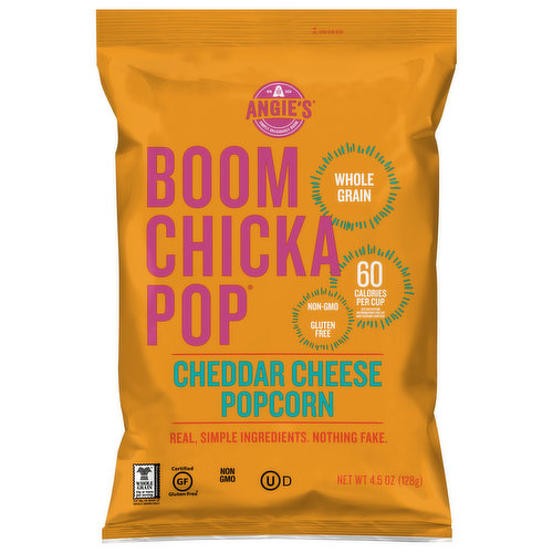 Angie's Boomchickapop Popcorn, Cheddar Cheese