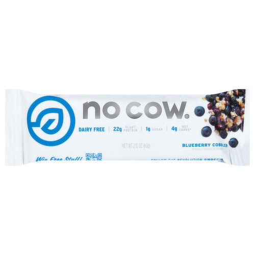 No Cow Protein Bar, Blueberry Cobbler
