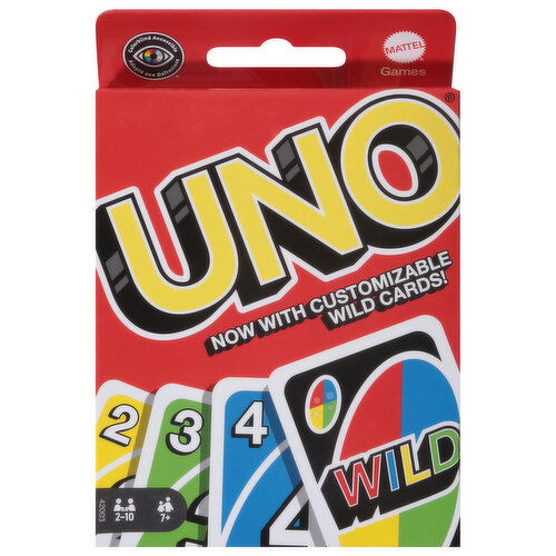 Mattel Card Game, Wild, UNO