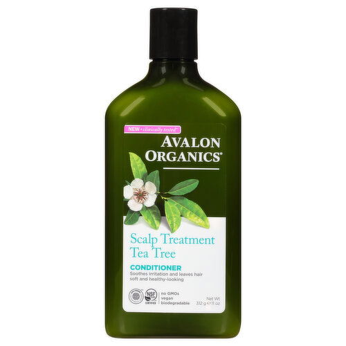 Avalon Organics Conditioner, Tea Tree, Scalp Treatment