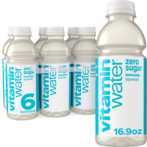 vitaminwater  Sugar Squeezed, Electrolyte Enhanced Water W/ Vitamins, Lemonade Drinks