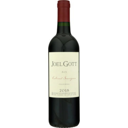 Joel Gott Cabernet Sauvignon, California, 815