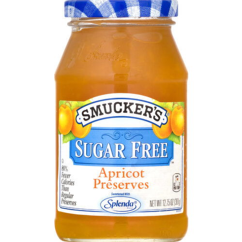 Smucker's Apricot Preserves, Sugar Free