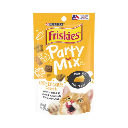 Purina Friskies, Party Mix, Cheezy Craze Crunch