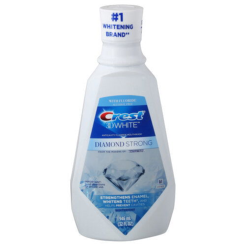 Crest Mouthwash, Wintermint, Diamond Strong