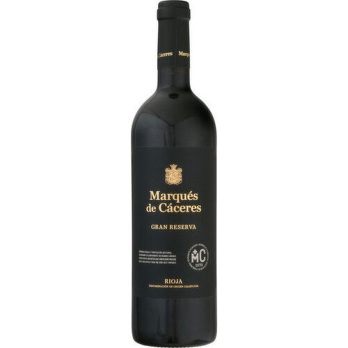 Marques de Caceres Red Wine, Gran Reserva, Rioja