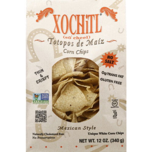 Xochitl Corn Chips, White, Mexican Style