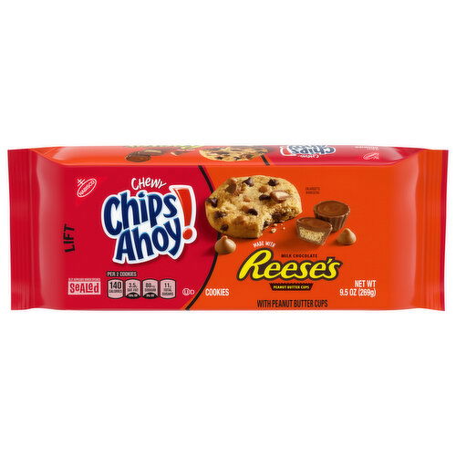 Chips Ahoy! Cookies, Reese's Peanut Butter Cups, Chewy