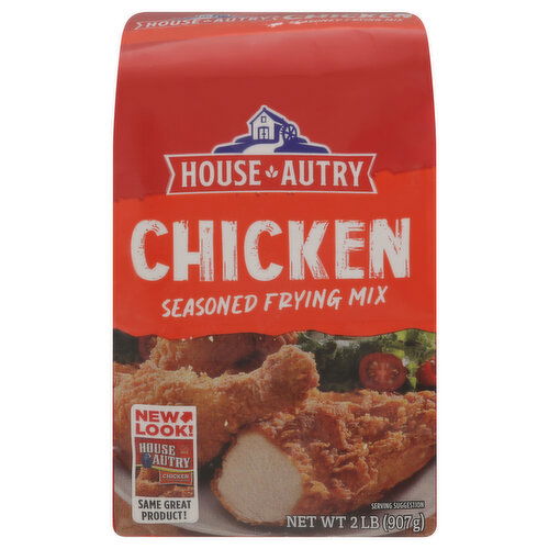 House-Autry Frying Mix, Seasoned, Chicken