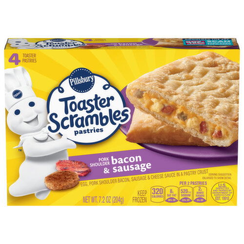 Pillsbury Toaster Pastries, Pork Shoulder Bacon & Sausage