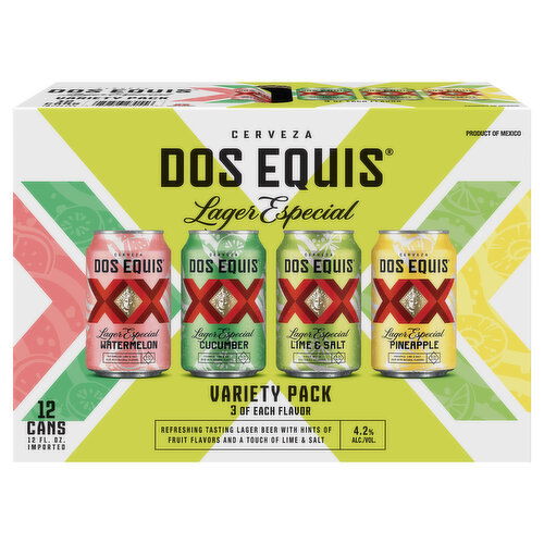 Dos Equis Beer, Lager Especial, Variety Pack