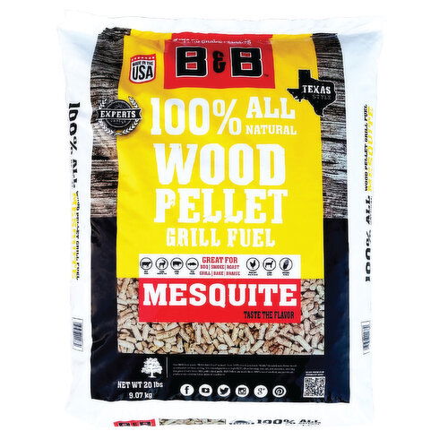 B&B Mesquite Wood Pellets