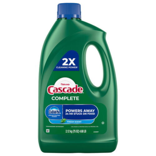 Cascade Fresh Scent Dishwasher Detergent - 75 Ounce