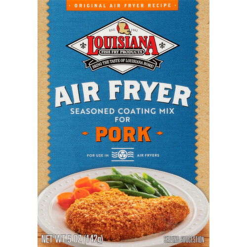 Louisiana Fish Fry Products Seasoned Coating Mix, Pork