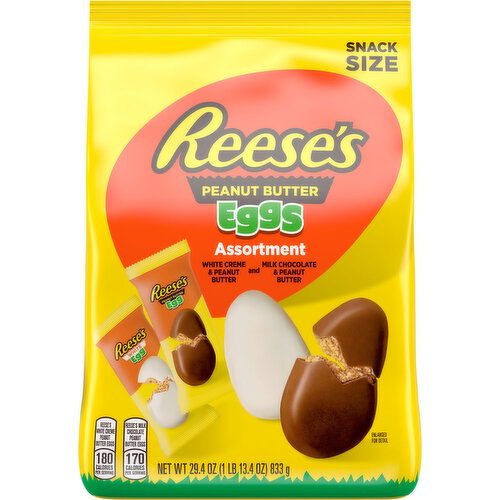 Reese's Peanut Butter Eggs, Assortment, Snack Size