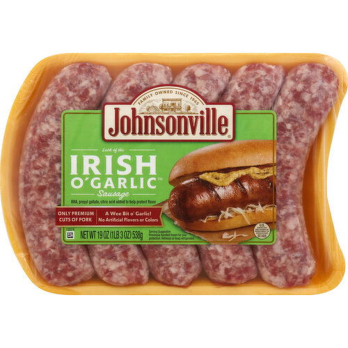 Johnsonville Sausage, Luck of the Irish O' Garlic