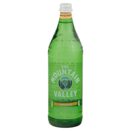 The Mountain Valley Sparkling Water, White Peach