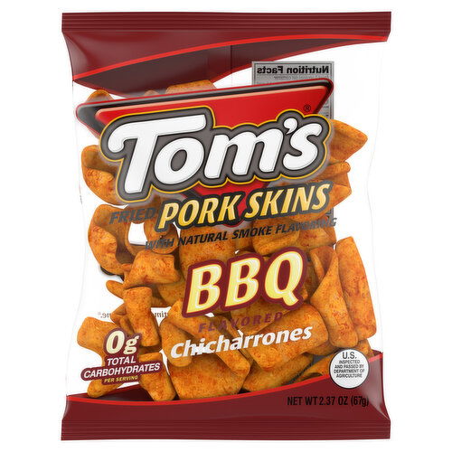 Tom's Chicharrones, BBQ Flavored