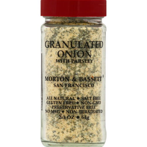 Morton & Bassett Onion, Granulated, with Parsley