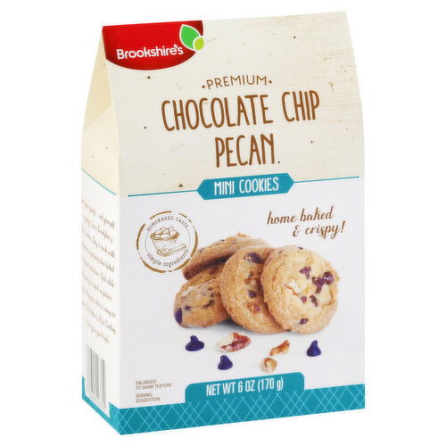 Brookshire's Premium Chocolate Chip Pecan Mini Cookies