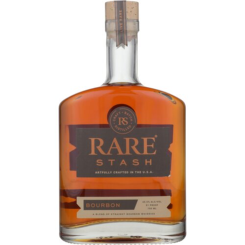 Rare Stash North Carolina Bourbon Whiskey, 750 ml     - 750 Milliliter